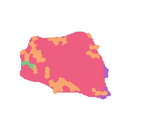 Sample annotation mask from ISIC Challenge 2018