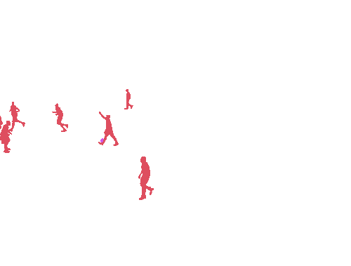 Sample annotation mask from DeepSportRadar