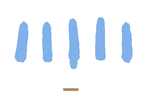 Sample annotation mask from Maize Cobs