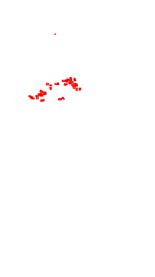 Sample annotation mask from Plastic Bottles