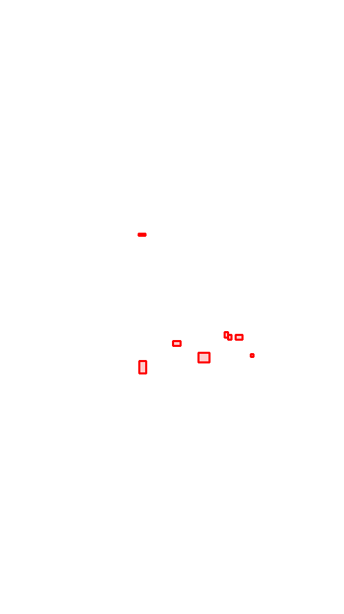 Sample annotation mask from Plastic Bottles