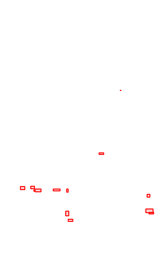 Sample annotation mask from Plastic Bottles