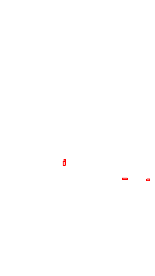 Sample annotation mask from Plastic Bottles