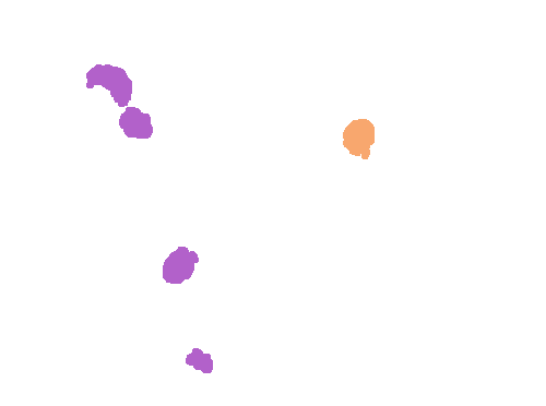 Sample annotation mask from Plasmodium Falciparum from Images of Giemsa for Malaria Detection