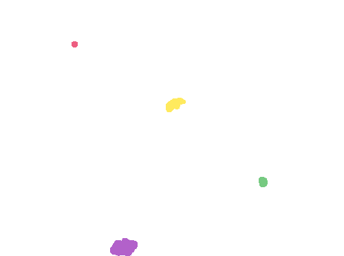 Sample annotation mask from Plasmodium Falciparum from Images of Giemsa for Malaria Detection