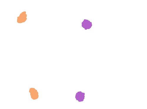 Sample annotation mask from Plasmodium Falciparum from Images of Giemsa for Malaria Detection