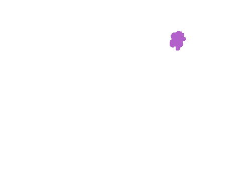 Sample annotation mask from Plasmodium Falciparum from Images of Giemsa for Malaria Detection