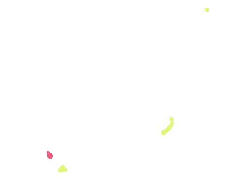 Sample annotation mask from Plasmodium Falciparum from Images of Giemsa for Malaria Detection