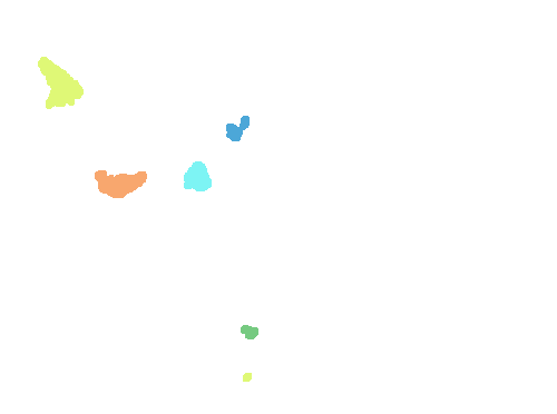 Sample annotation mask from Plasmodium Falciparum from Images of Giemsa for Malaria Detection