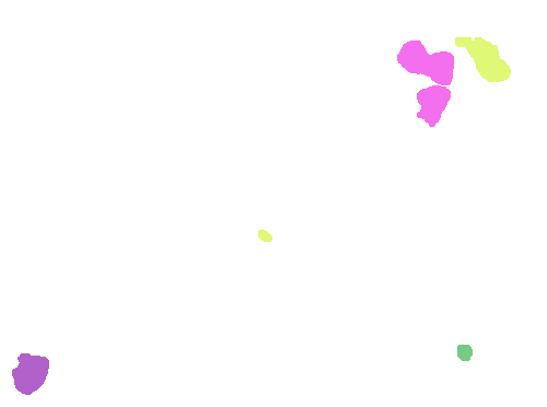 Sample annotation mask from Plasmodium Falciparum from Images of Giemsa for Malaria Detection