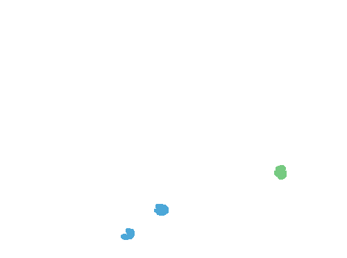 Sample annotation mask from Plasmodium Falciparum from Images of Giemsa for Malaria Detection