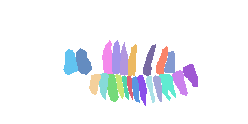 Sample annotation mask from Teeth Segmentation on Dental X-ray Images