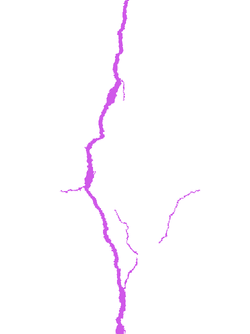 Sample annotation mask from Concrete Crack Segmentation