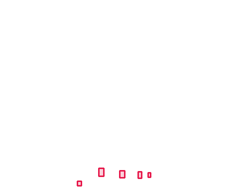 Sample annotation mask from Maize Tassel Detection