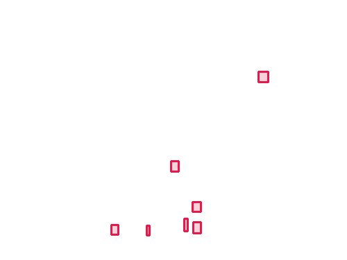 Sample annotation mask from Maize Tassel Detection