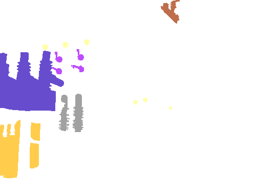Sample annotation mask from Substation Equipment