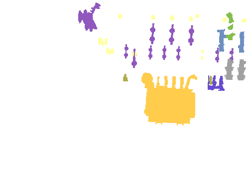 Sample annotation mask from Substation Equipment