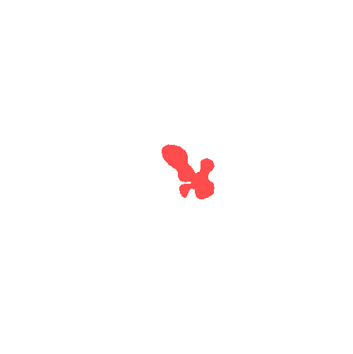 Sample annotation mask from Plant Growth Segmentation