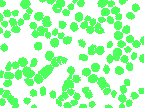 Sample annotation mask from BBBC041Seg