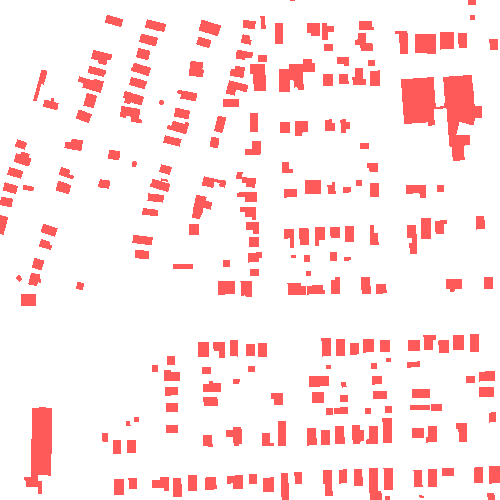 Sample annotation mask from Alabama Buildings Segmentation