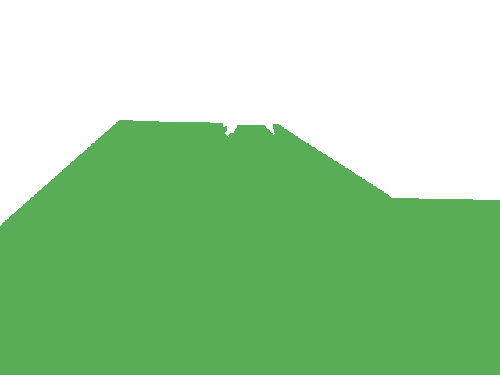 Sample annotation mask from Corridor Floor Segmentation