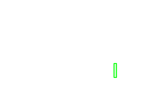 Sample annotation mask from Indoor Objects Detection