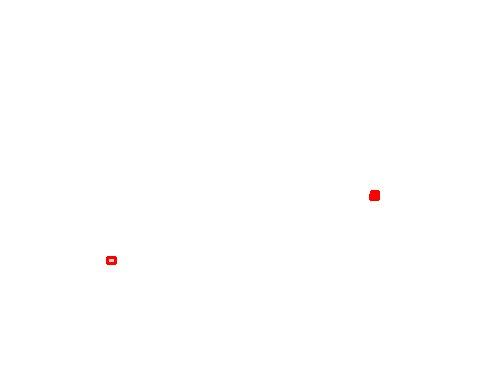 Sample annotation mask from LADD: Lacmus Drone Dataset