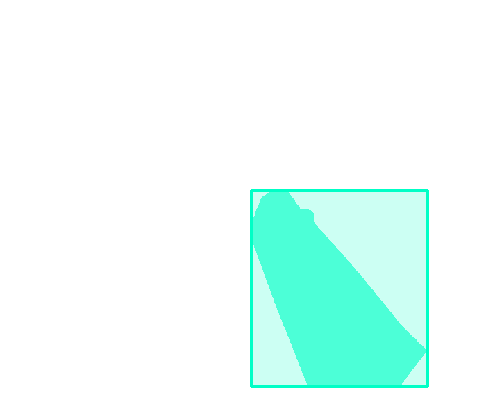 Sample annotation mask from Kvasir Instrument