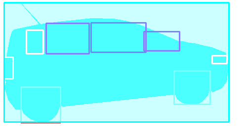 Sample annotation mask from Car Segmentation