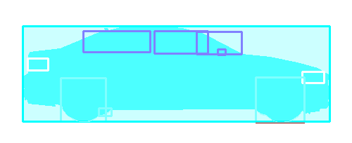 Sample annotation mask from Car Segmentation