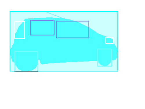 Sample annotation mask from Car Segmentation