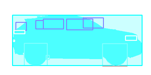 Sample annotation mask from Car Segmentation