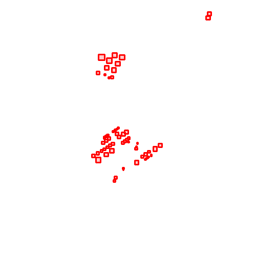 Sample annotation mask from Airbus Oil Storage Detection