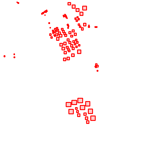 Sample annotation mask from Airbus Oil Storage Detection