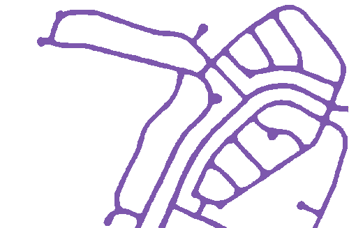 Sample annotation mask from Road Detection and Centerline Extraction