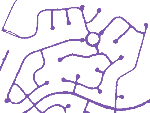 Sample annotation mask from Road Detection and Centerline Extraction