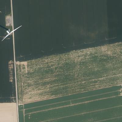 Sample image from Windmill Detection on French Aerial Images