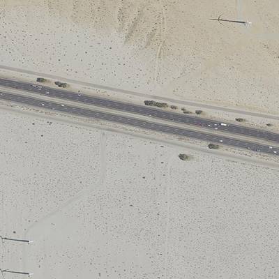 Sample image from Overhead Imagery of Wind Turbines (by Duke Dataplus2020)