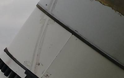 Sample image from YOLO Annotated Wind Turbine Surface Damage