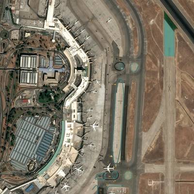 Sample image from Airbus Aircraft Detection
