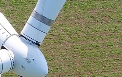 Sample image from YOLO Annotated Wind Turbine Surface Damage