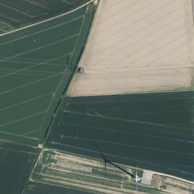 Sample image from Windmill Detection on French Aerial Images