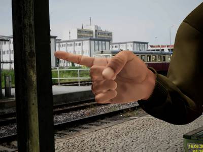 Sample image from RuCode Hand Segmentation 2021