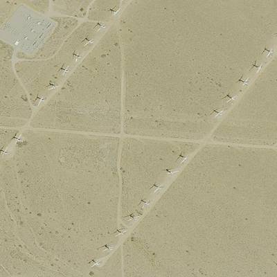 Sample image from Overhead Imagery of Wind Turbines (by Duke Dataplus2020)