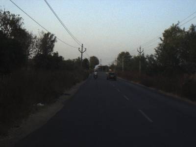 Sample image from IDD: Object Detection