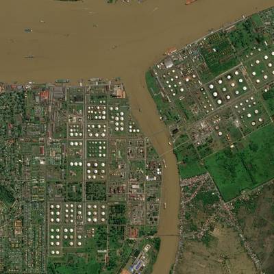 Sample image from Airbus Oil Storage Detection
