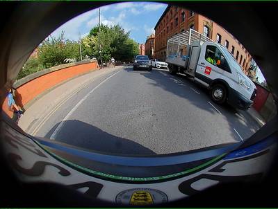 Sample image from WoodScape: RGB Fisheye