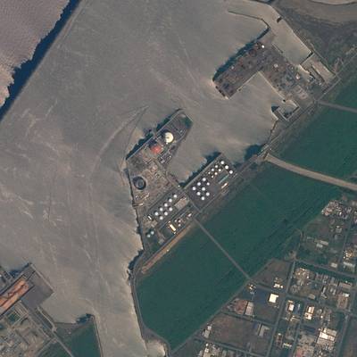 Sample image from Airbus Oil Storage Detection