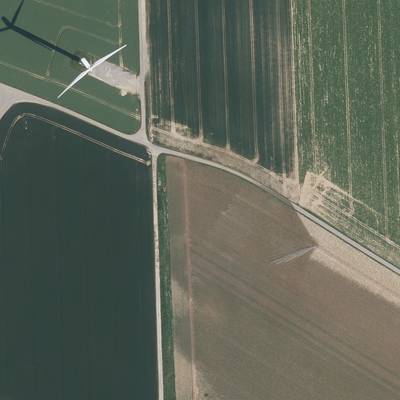 Sample image from Windmill Detection on French Aerial Images