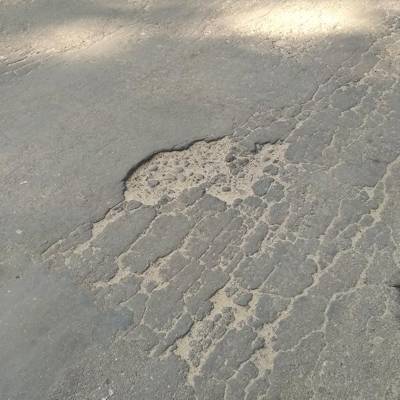 Sample image from Pothole Detection